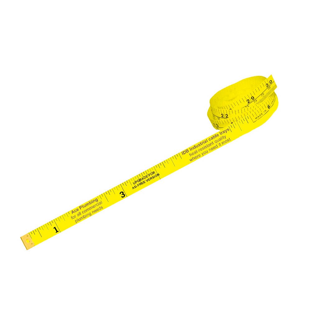 Ad-infused Tape Measure